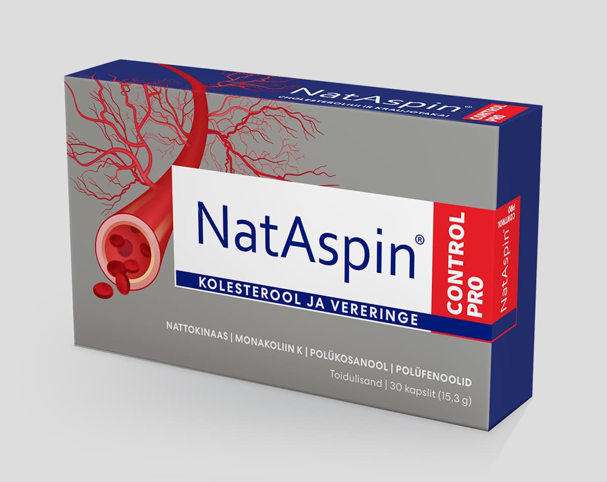 NatAspin Control Pro kapslid.
